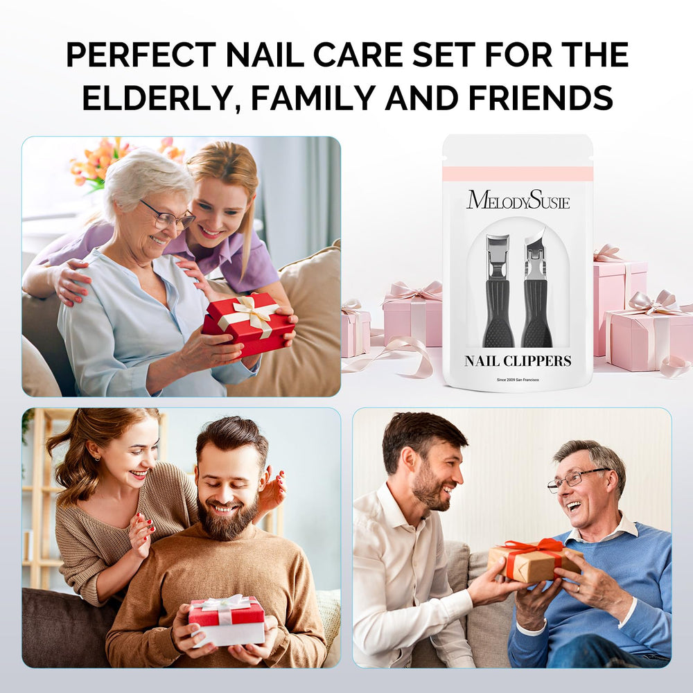 MelodySusie usage quotidien noir – outil léger et pratique pour soins des ongles