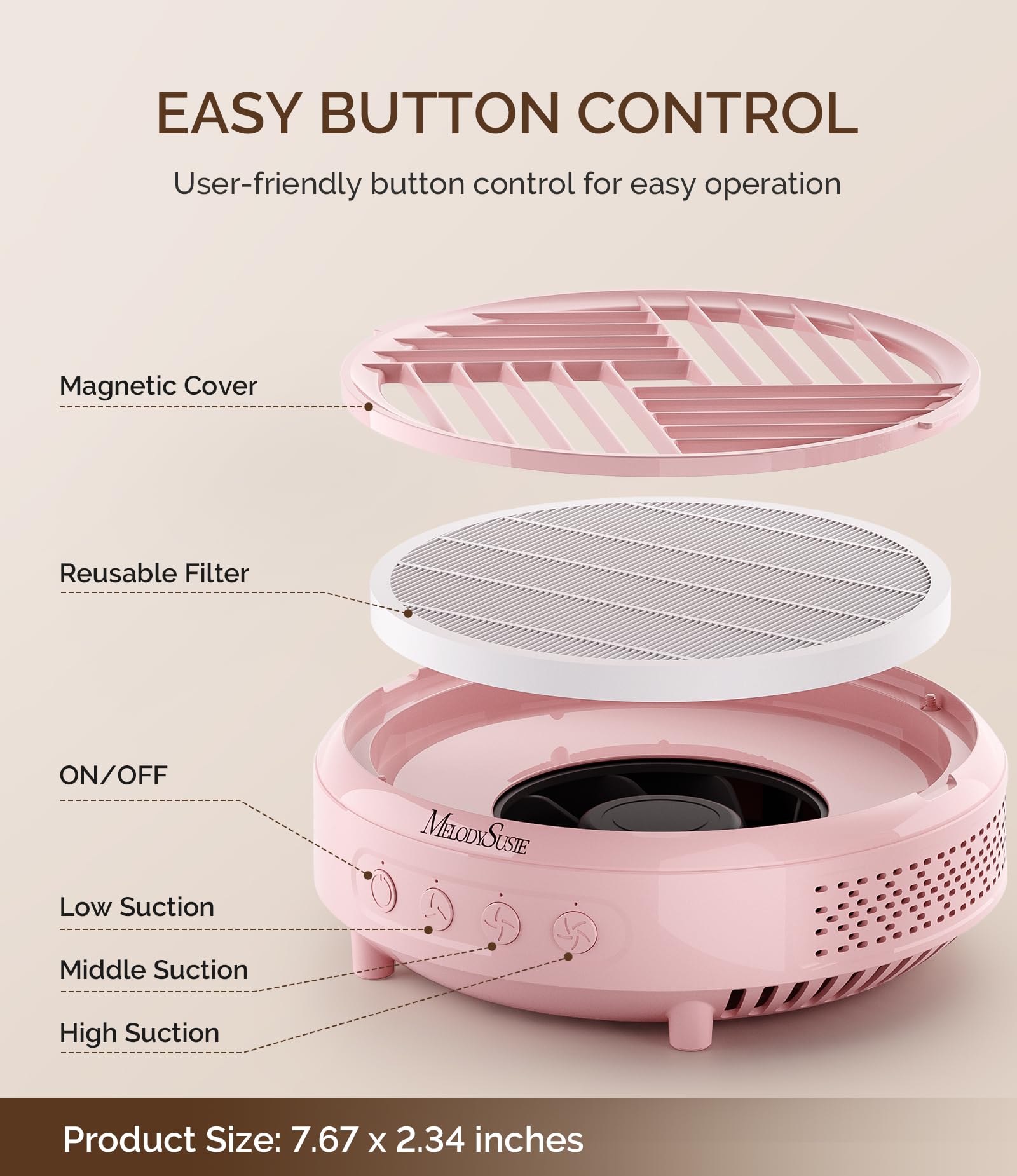 MelodySusie usage table manucure rose: parfait pour débutants et étudiants en nail art.