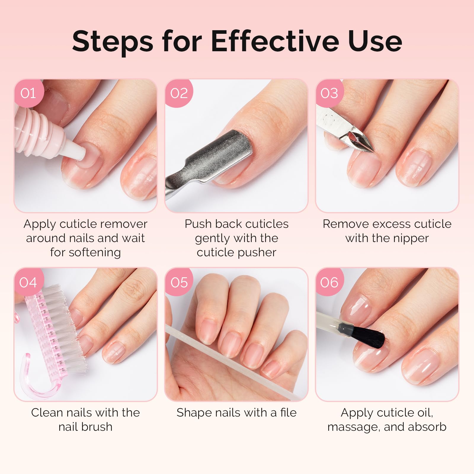 Utilisation quotidienne MelodySusie à domicile pour des soins cuticulaires.