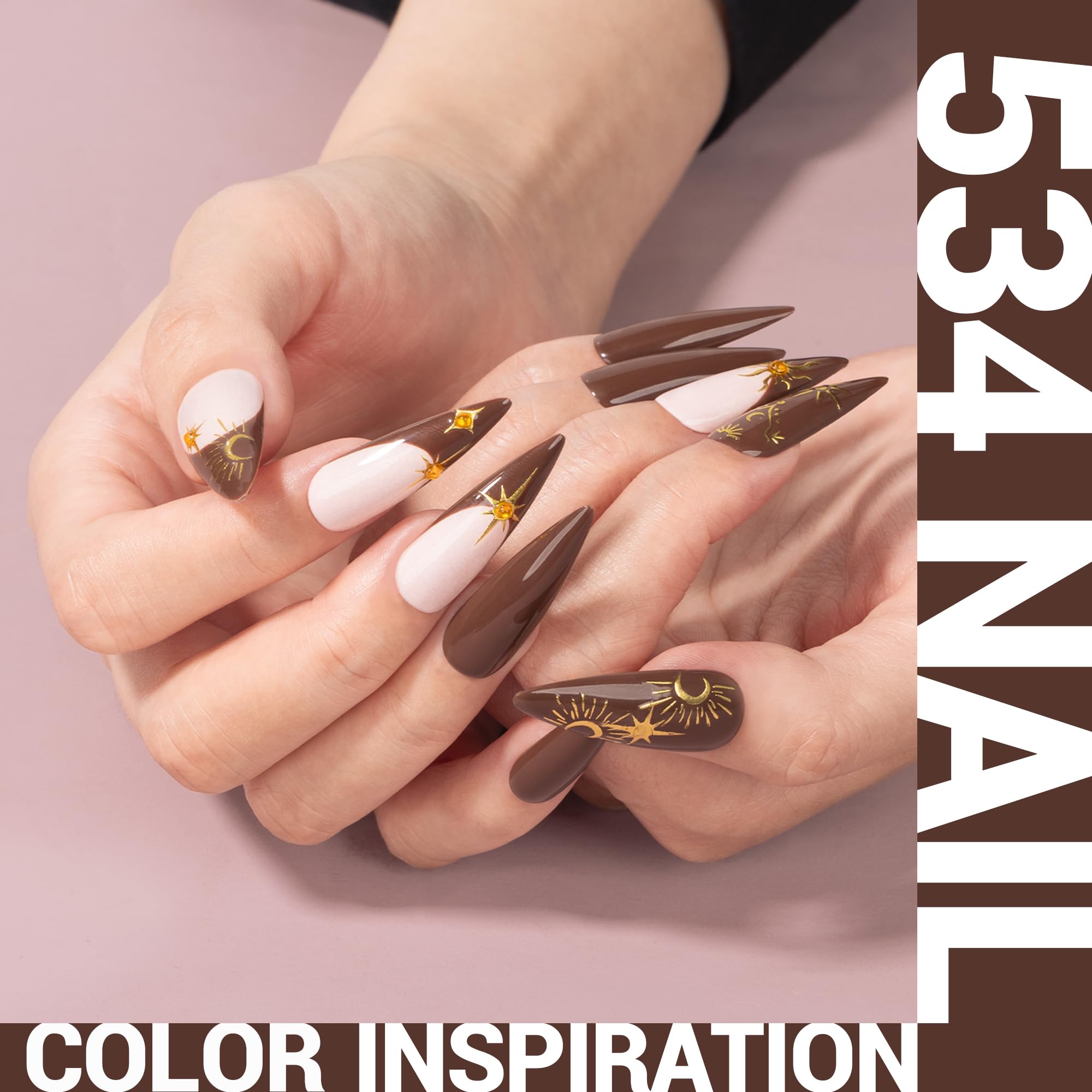 MelodySusie vernis gel Brun Café — flacon prêt à une application précise et rapide.