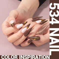 MelodySusie vernis gel Brun Café — flacon prêt à une application précise et rapide.