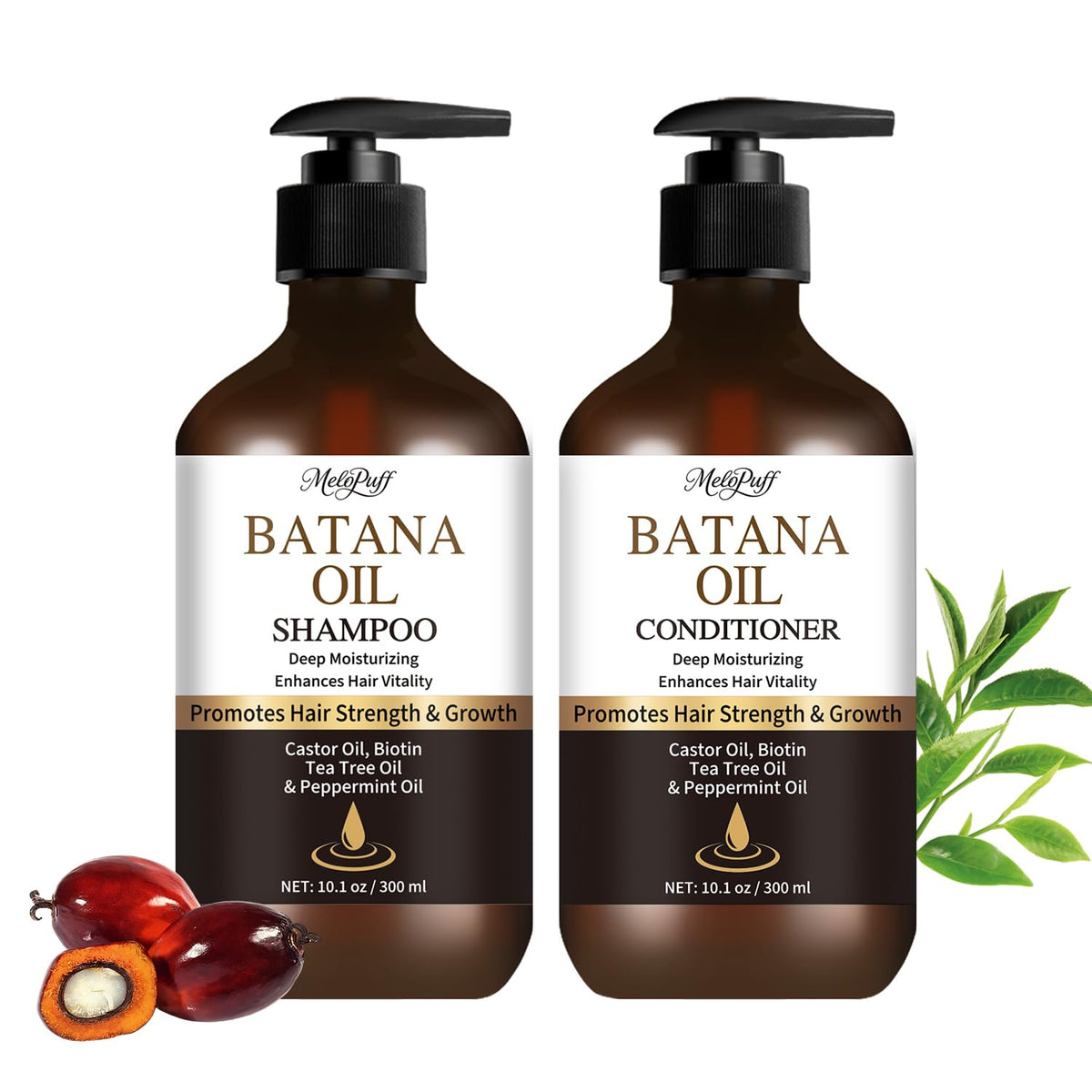 Melopuff Batana Shampoing: purification douce qui stimule les racines et apporte brillance.