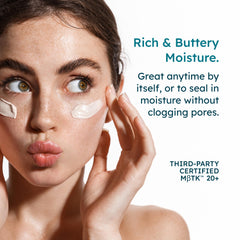 Melora appliquer crème visage – geste simple pour hydrater.