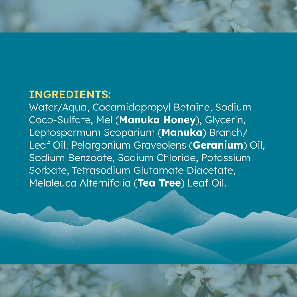 MELORA Manuka Miel - nettoyant quotidien qui procure douceur et confort.