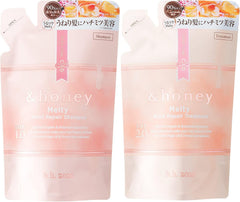 Melty-Moist Shampoing, flacon: hydratation en profondeur pour cheveux bouclés.