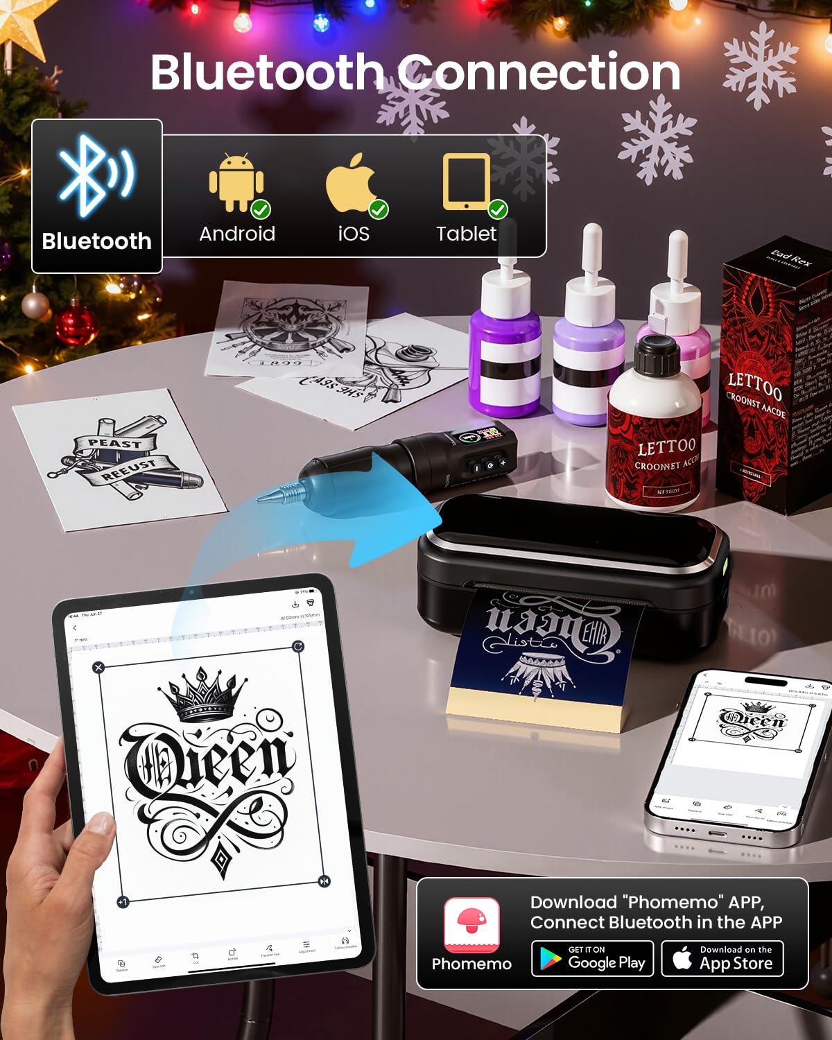 Memoqueen connexion-android-ios, utilisation facile avec Android et iOS.