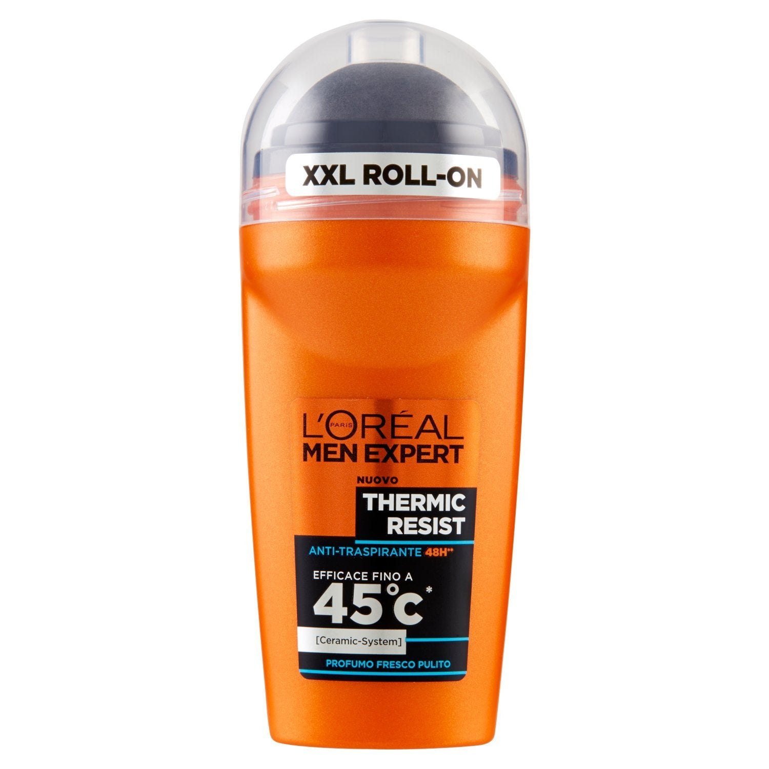 Men Expert Carbon Protect, bouteille avec bille, fraîcheur durable dès l’application.