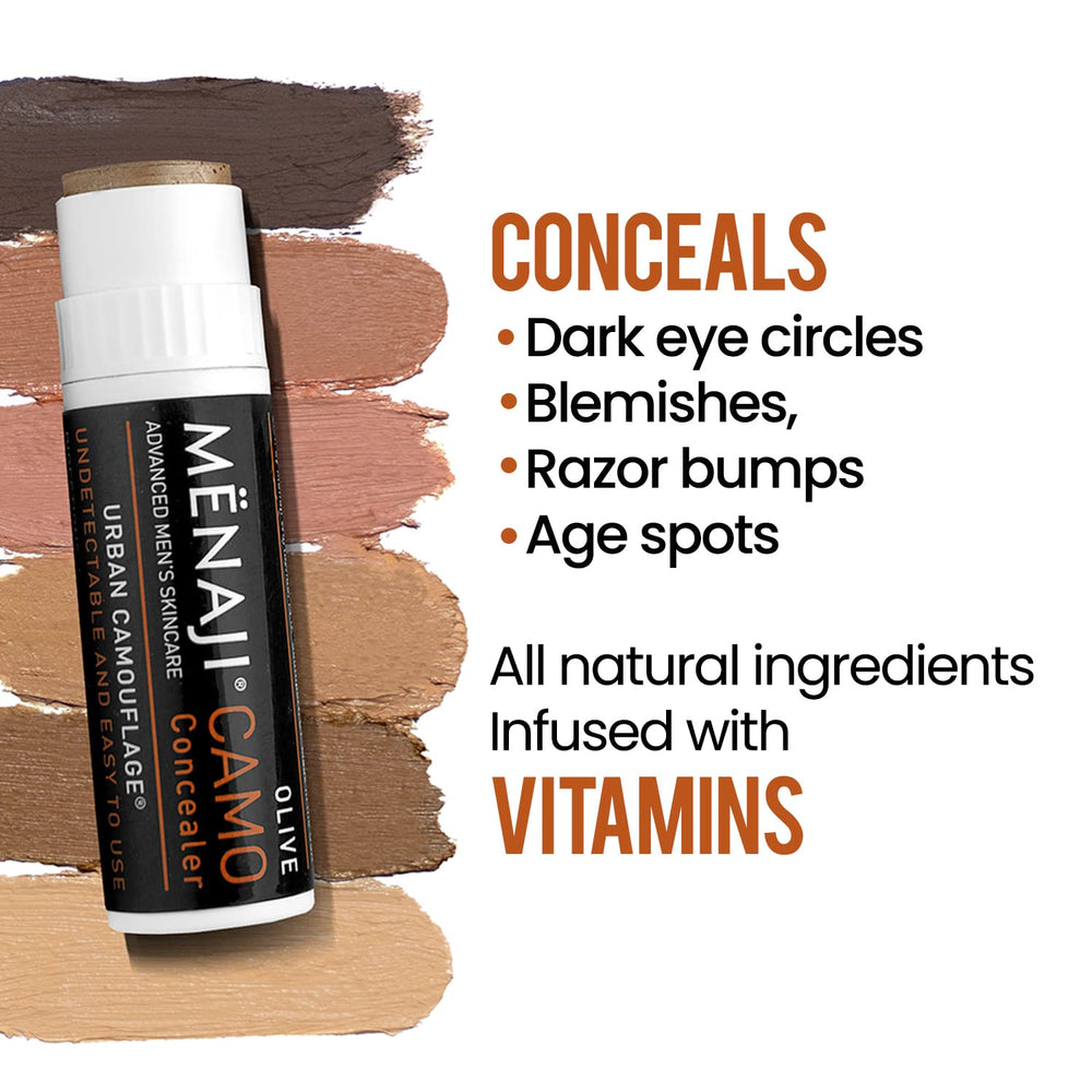MËNAJI CAMO Correcteur-stick fini-naturel, usage quotidien discret.