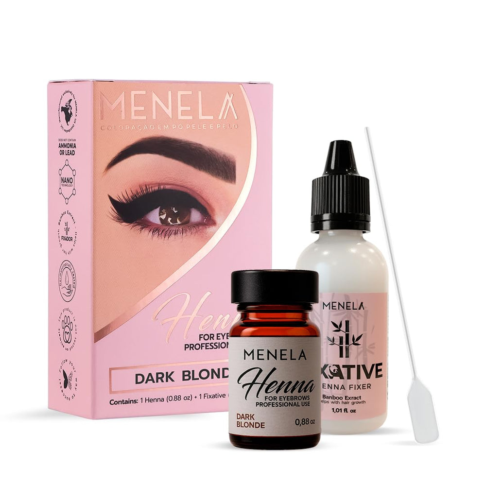 MENELA henné-sourcils-poudre 2,5 g pour une teinte naturelle