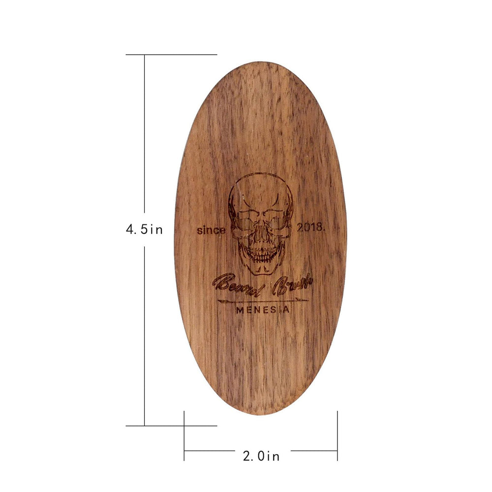 Détails des poils de sanglier et du bois de noyer, brosse compacte.