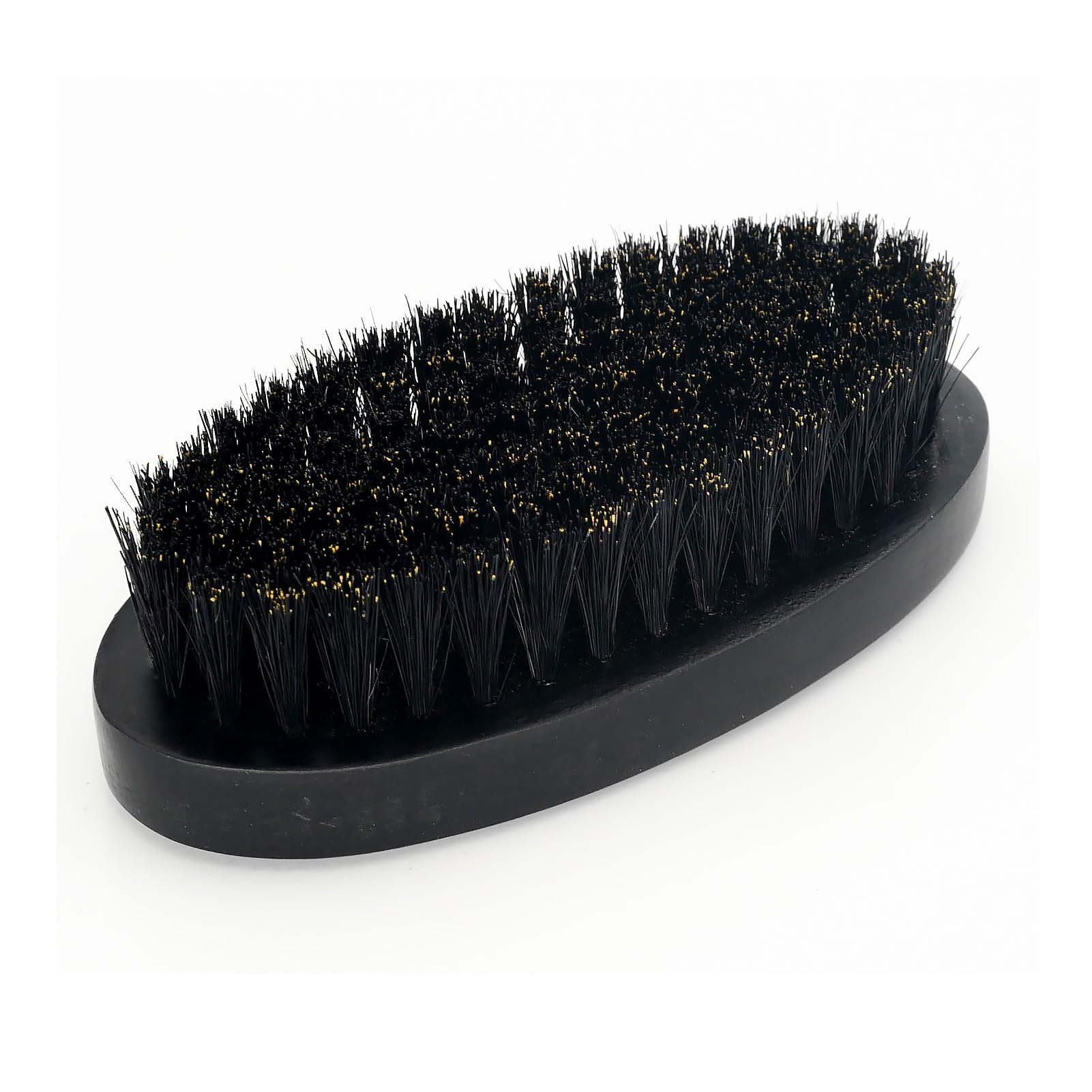 Brosse Menesia barbe, manche bois noir ergonomique pour une prise en main.