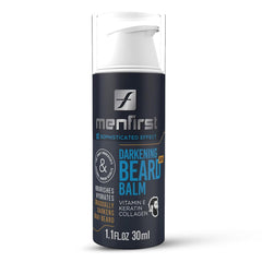 MENFIRST baume barbe pompe precision: application propre et mesurée.