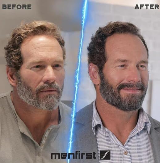 MENFIRST soft, hydrated hair after each wash.