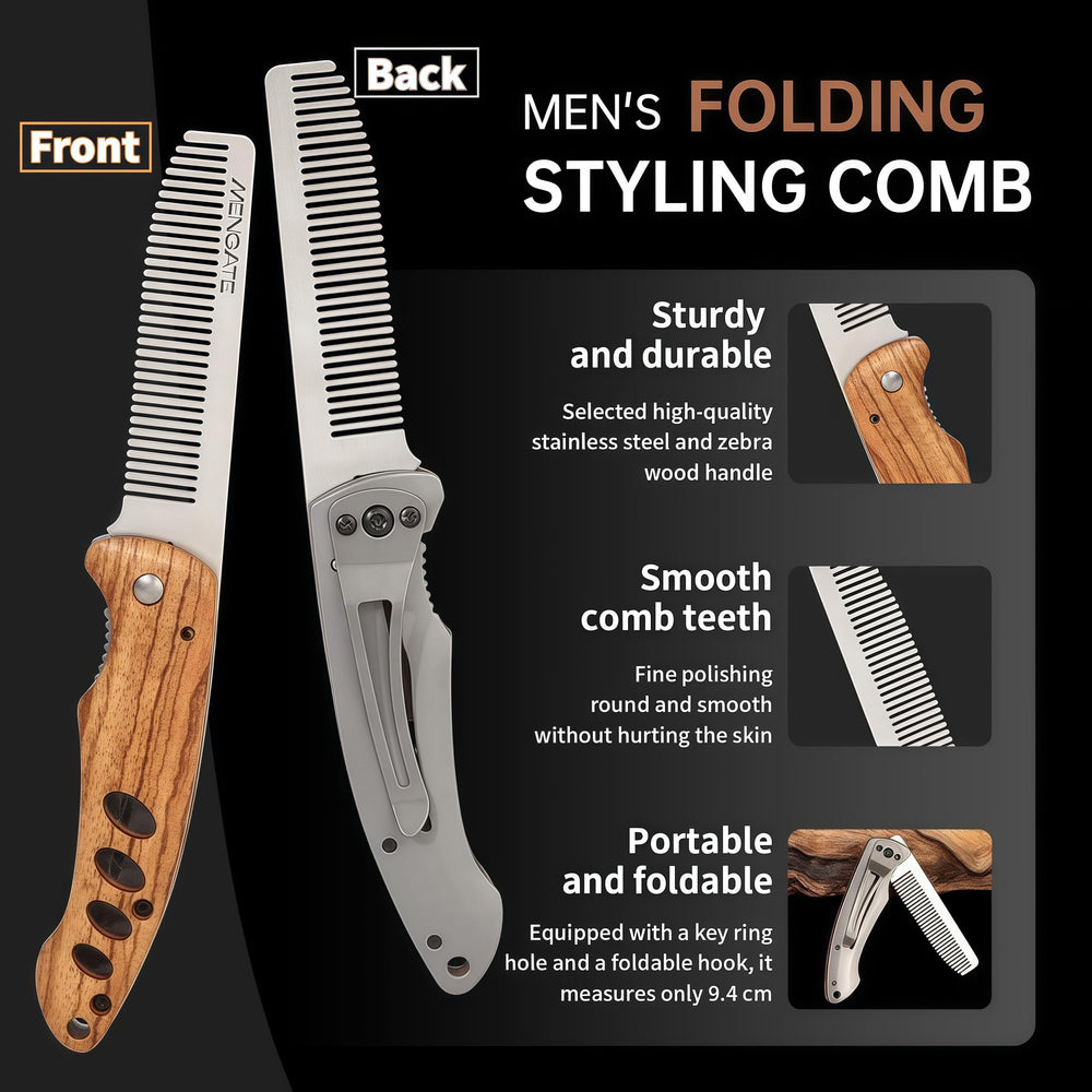 MenGate mécanisme pliant verrouillé pour un rangement sûr.