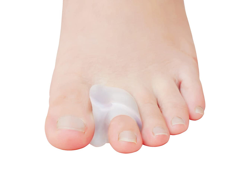 Ensemble MENOCADY de séparateurs d'orteils en gel, vue générale du pack.