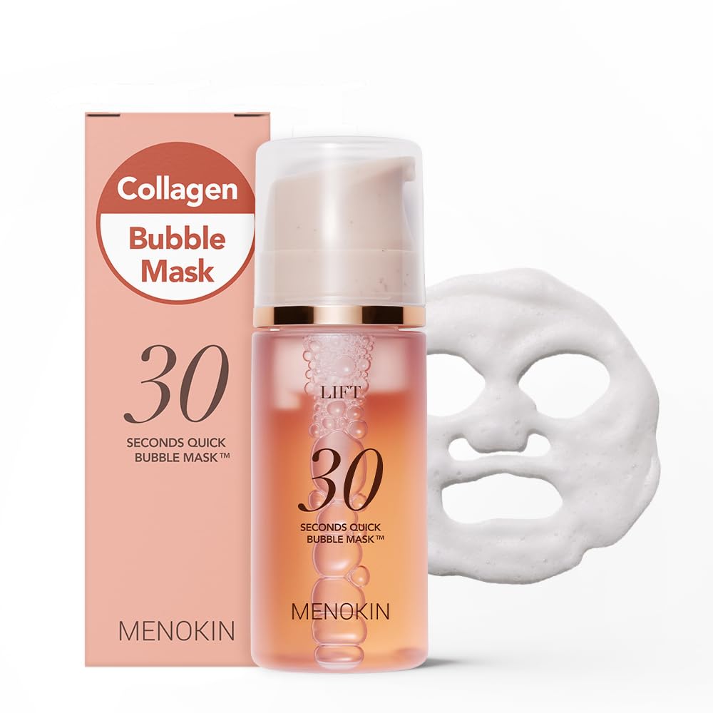 MENOKIN masque-bulles-30-secondes-lifting offre un effet lift rapide et hydratant.