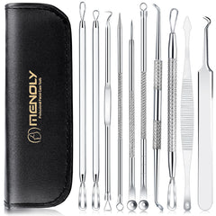 MENOLY kit d’extracteurs pour points noirs – extraction précise et hygiénique.