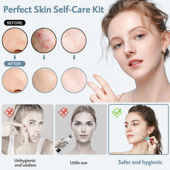 MENOLY outils extracteurs comédons visage – prise en main anti-glisse.