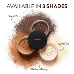 Mented oil-control powder achieving matte finish on the face