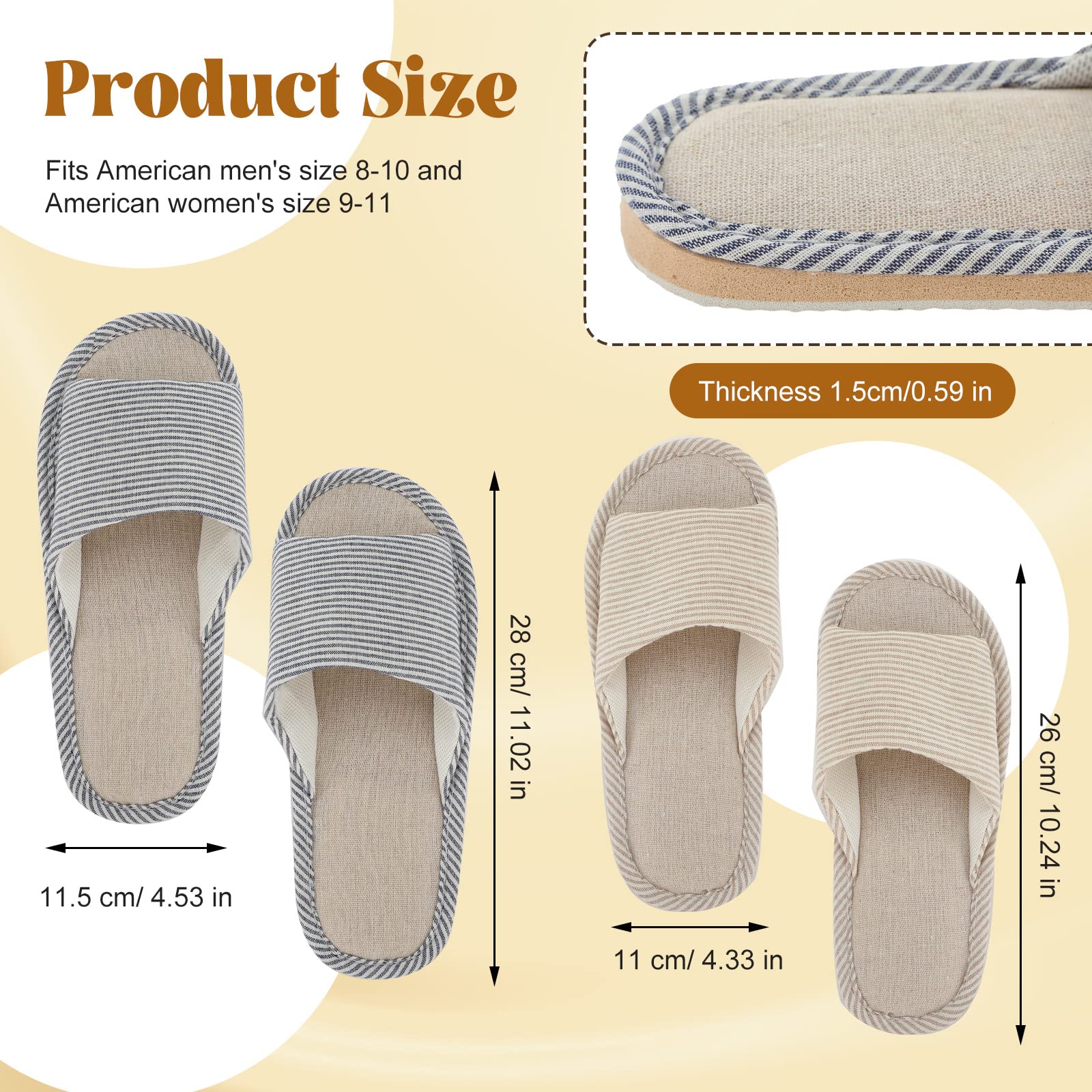 Chaussons Mepase emballés individuellement, faciles à transporter.