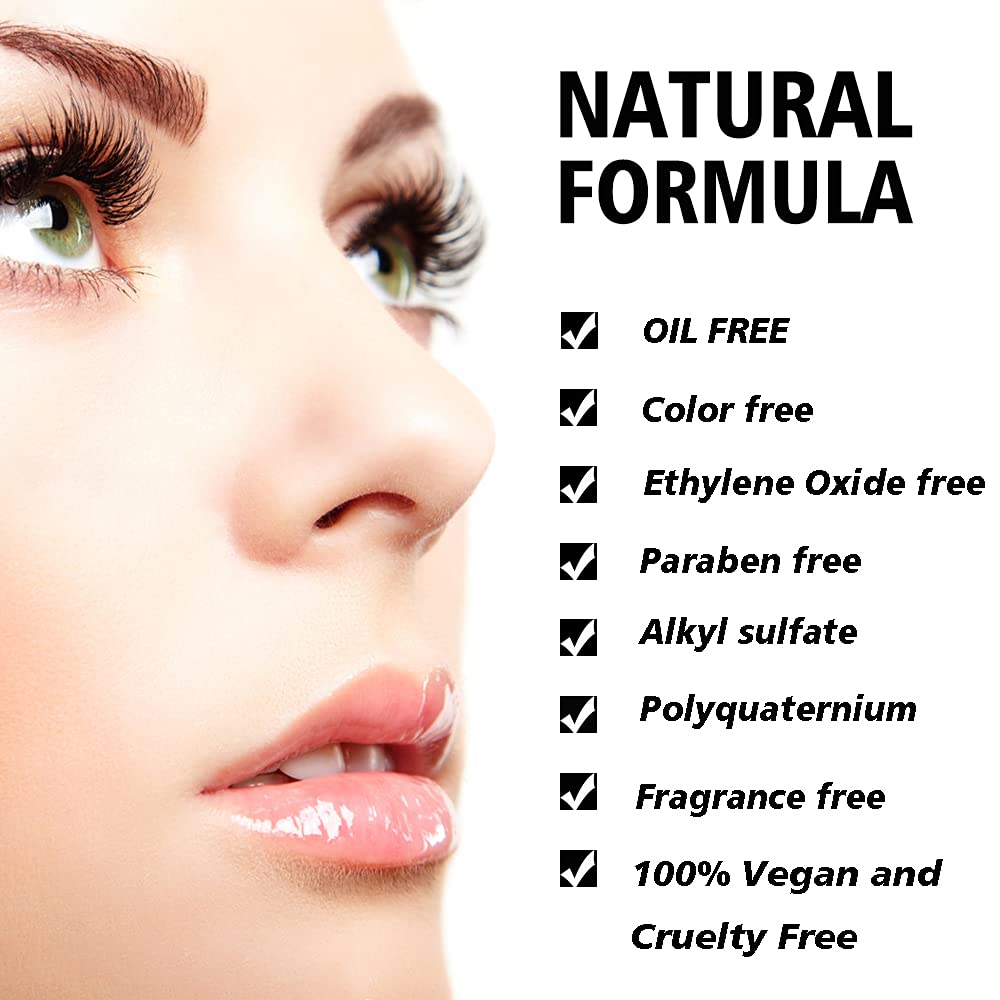 Mererke_Pretty Shampoing Cils 50ml: soin léger pour extensions et cils naturels.