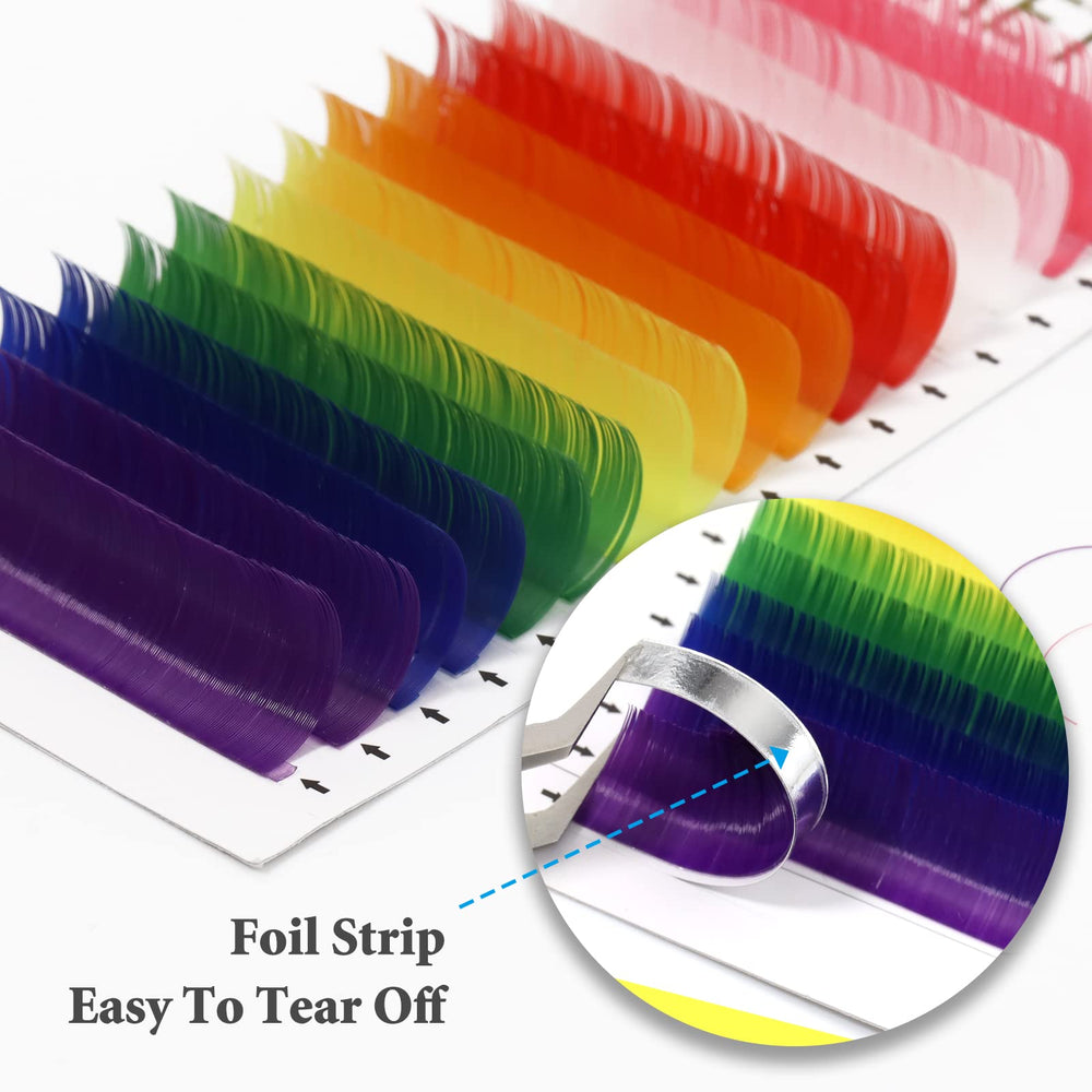 MERETON colorés contrastent avec la base noire pour un effet percutant