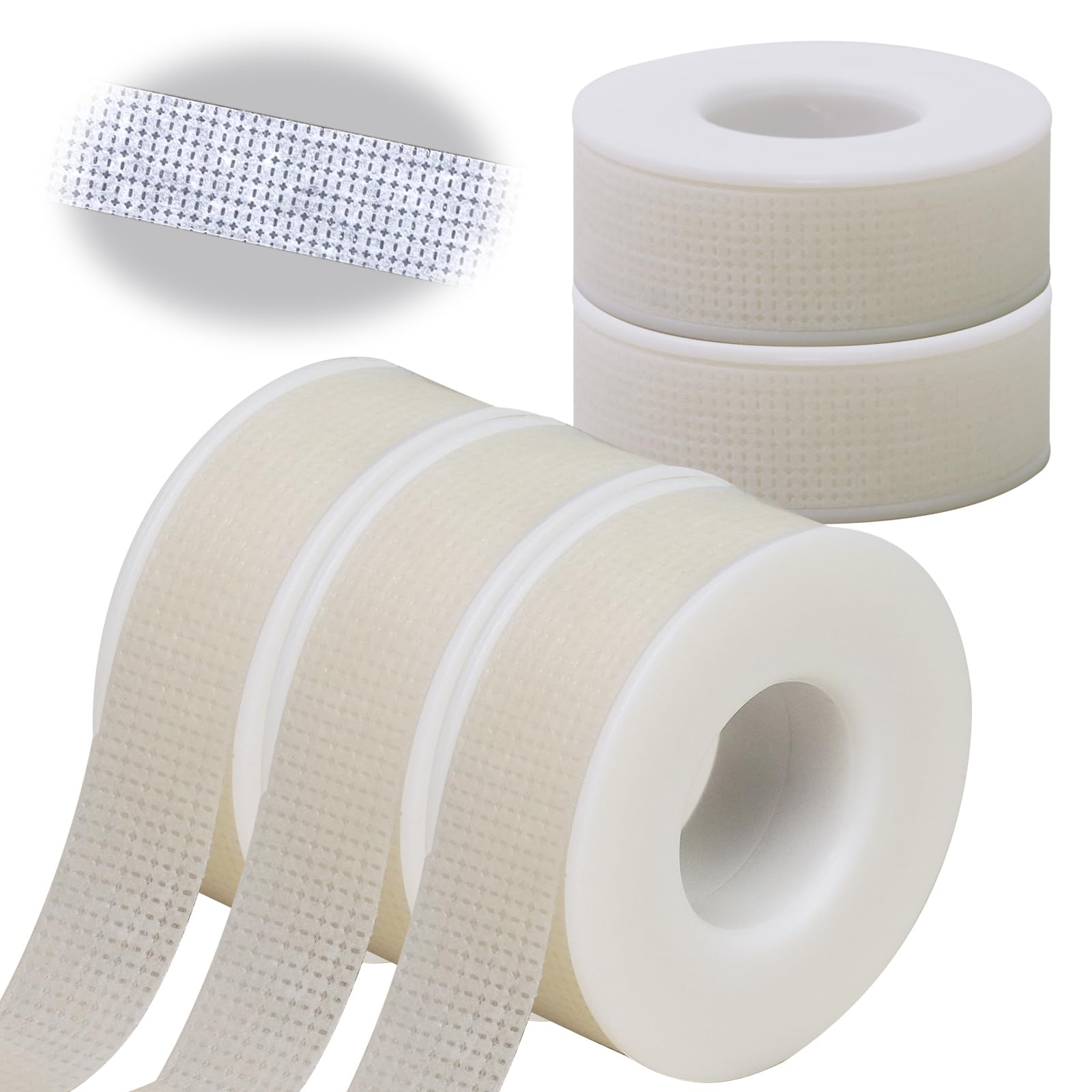 Ruban silicone MERETON pour extensions de cils, adhérence sans résidu.