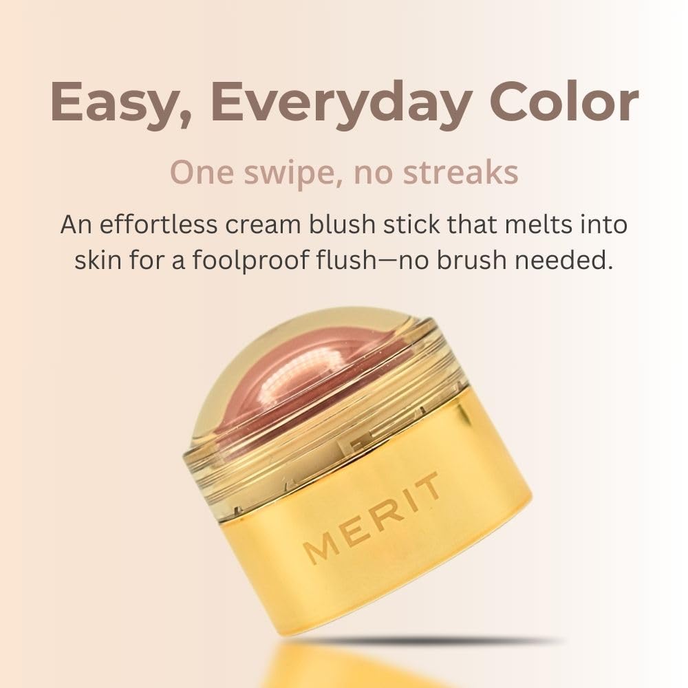 MERIT Flush Balm Archival, effet nourrissant grâce à la vitamine E pour une peau douce.