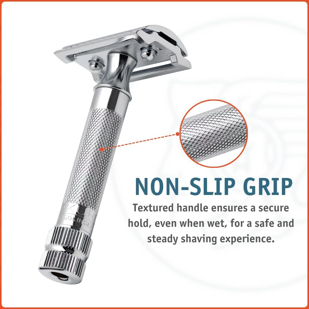 Rasoir Merkur 34C - compatible avec les lames standard sans abonnement.