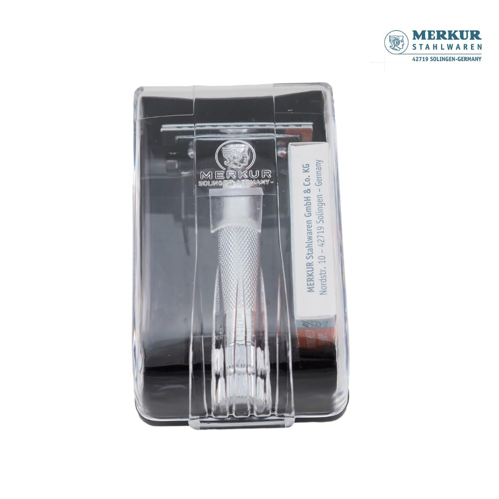Boîte pliante Merkur au style rétro pour l'emballage.