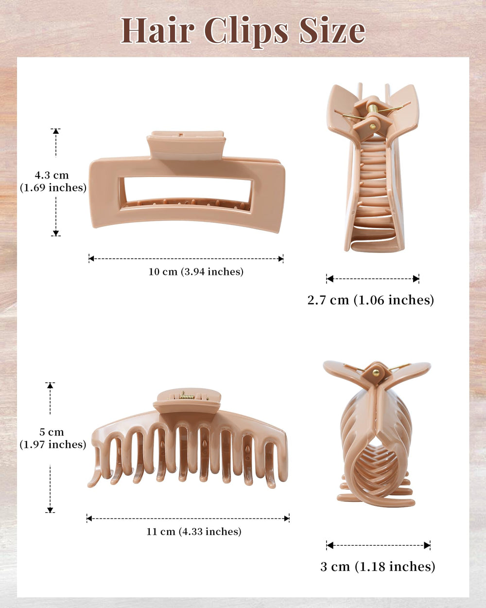 Clip Mesovor en silicone style griffe, maintien robuste sans casse