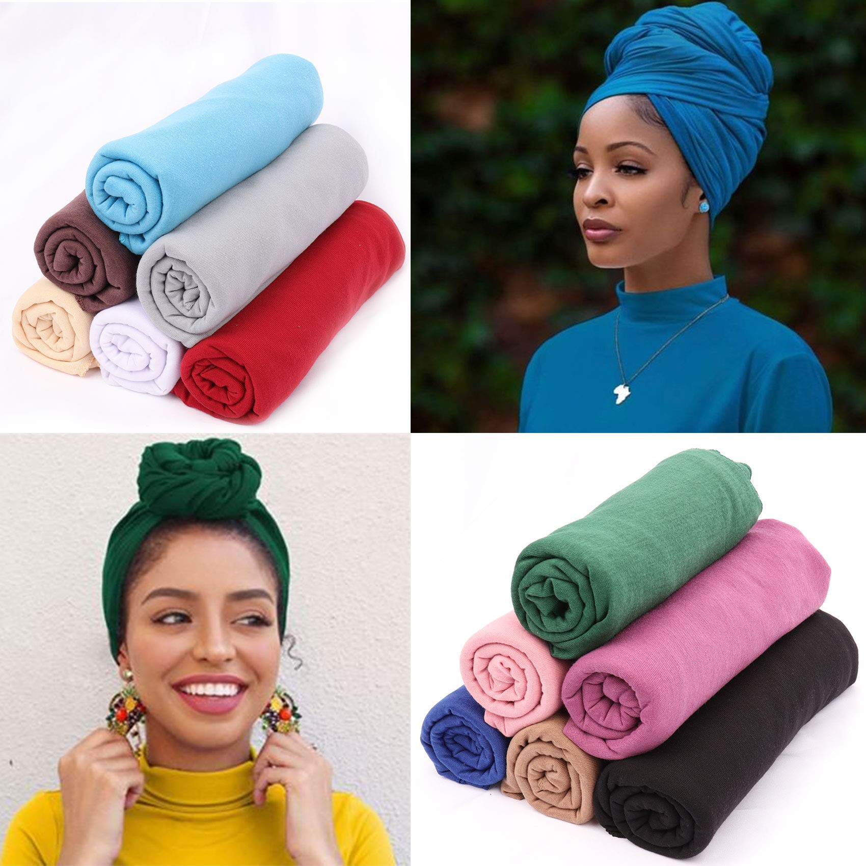 Messen head wrap noir, base intemporelle adaptée à toutes les coiffures.