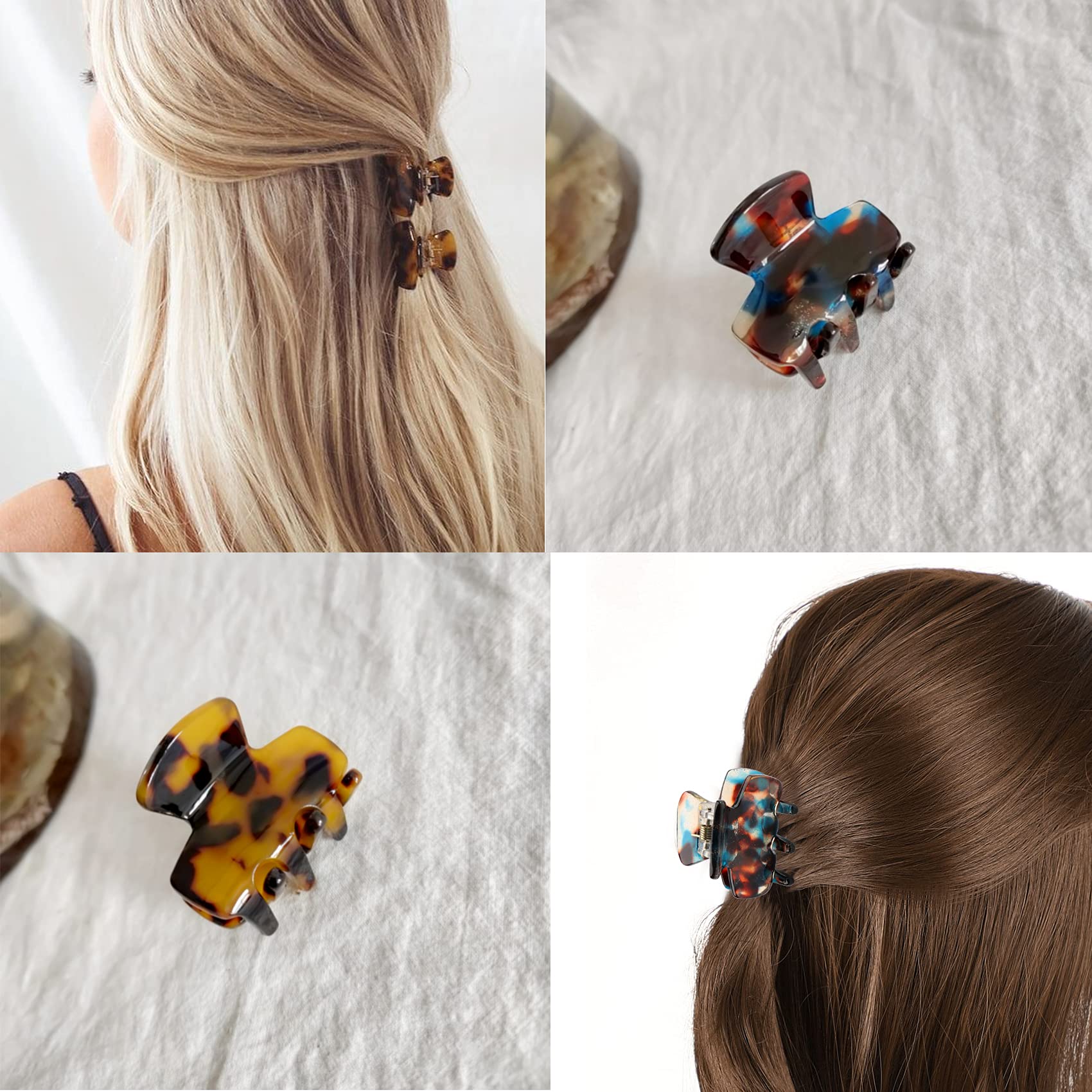 Idéales pour cheveux longs ou courts, épaisseurs variées, fixation fiable