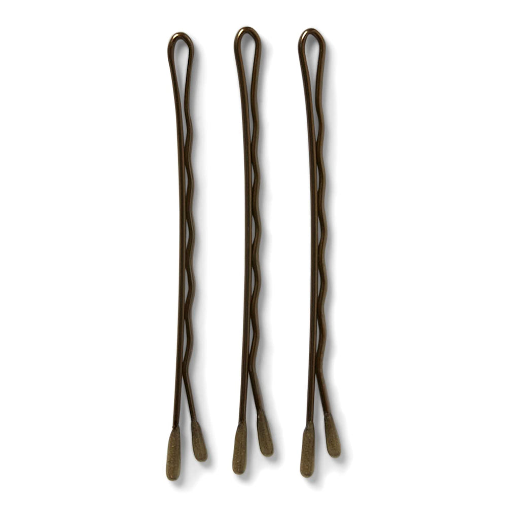 Pinces MetaGrip bronze premium, pack image produit, idéale pour fixer chignons et queues de cheval.