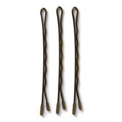 Pinces MetaGrip bronze premium, pack image produit, idéale pour fixer chignons et queues de cheval.