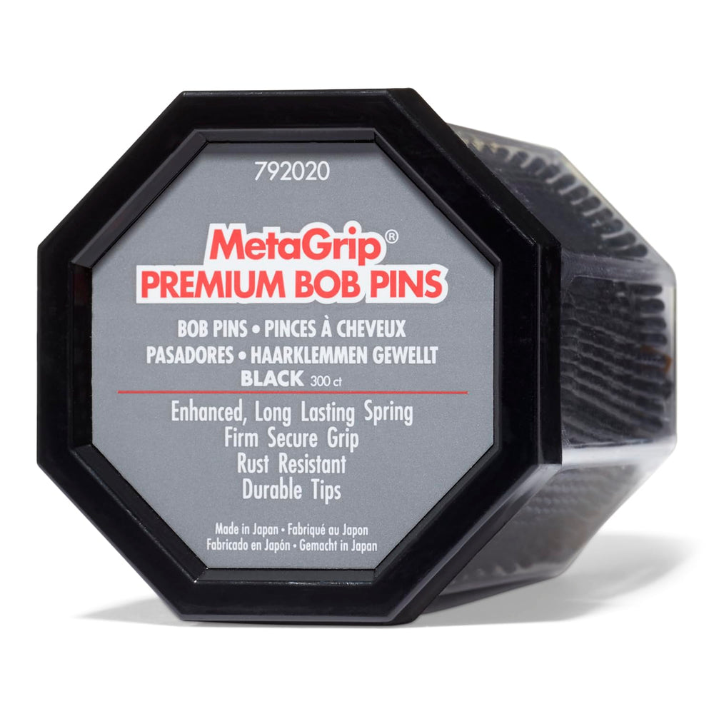 MetaGrip pinces à cheveux noires, ensemble de 300 pièces, prise ferme au quotidien.