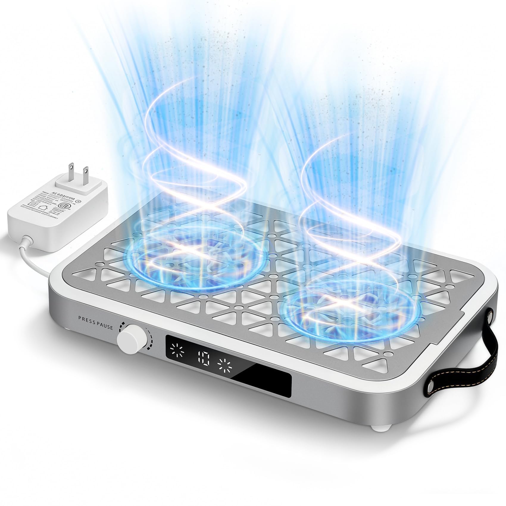 METALBEE aspirateur-poussiere-ongles, capture rapide des poussières autour du plan de travail