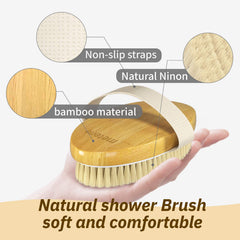 Manche en bambou naturel Metene, prise en main confortable et durable.