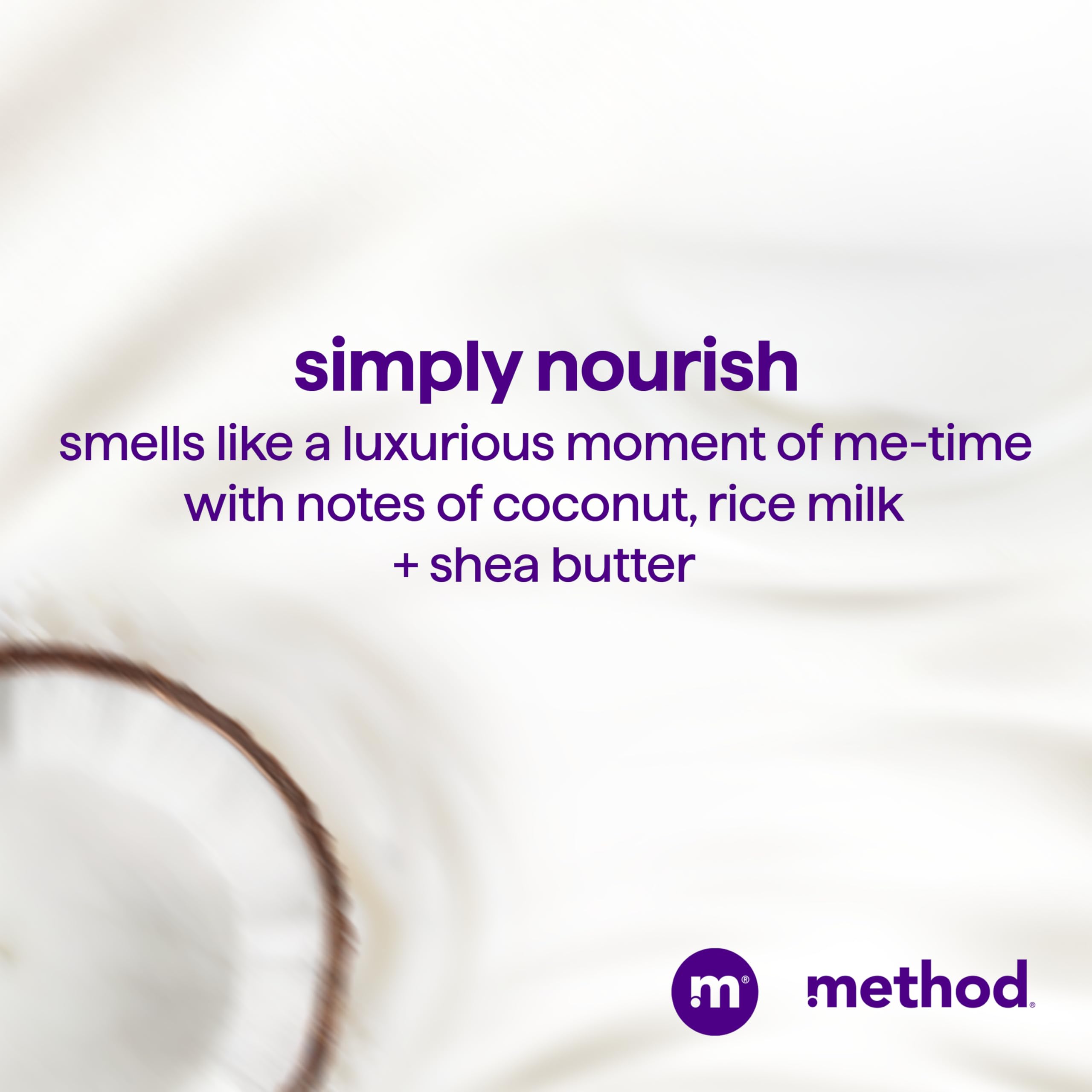 Method sans sulfates, emballage recyclable, hydratation légère sans résidu.