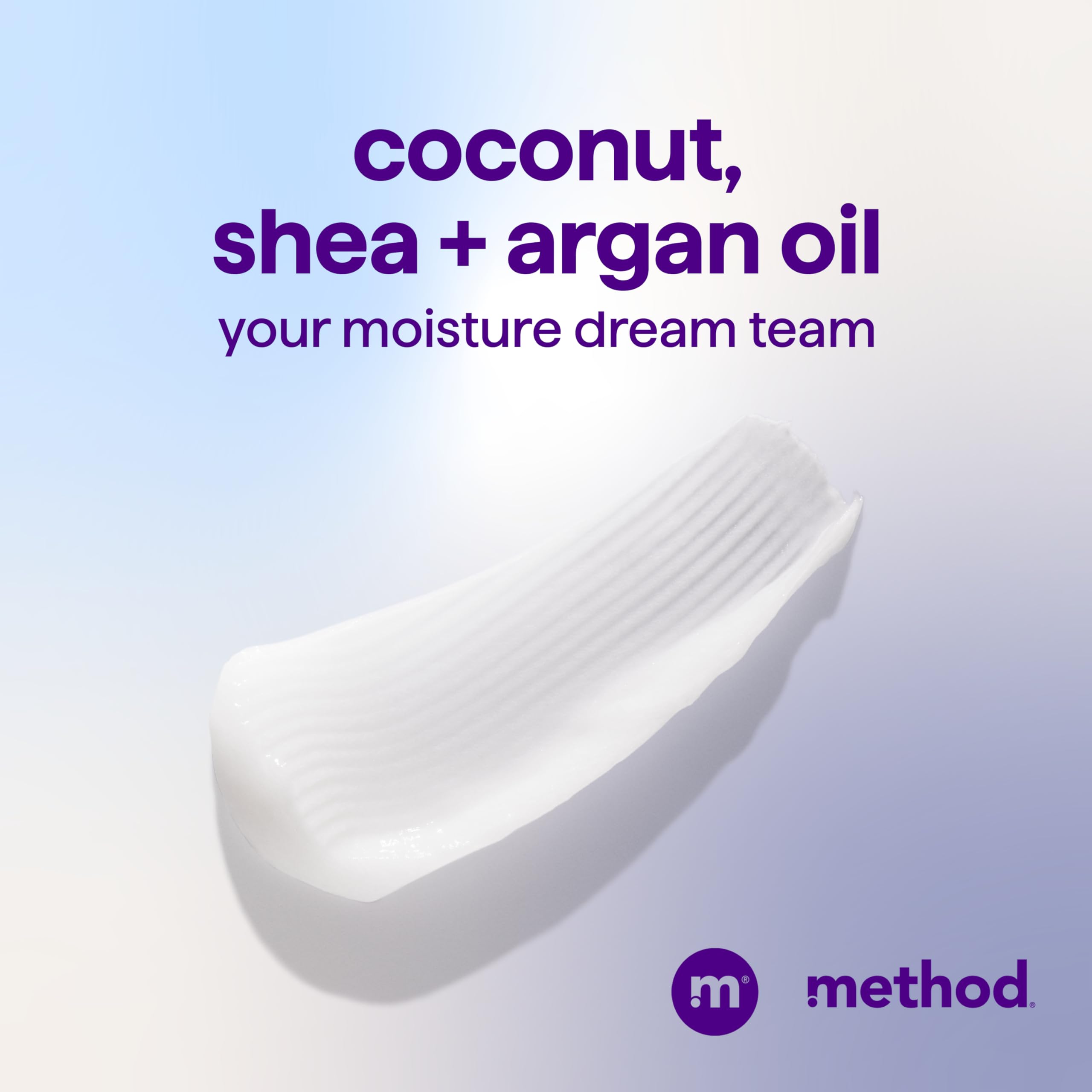 Method après-shampooing nourrissant, texture crème légère, parfum coco-riz-shea.