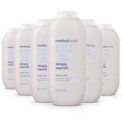 Method Body Wash : bouteille avec pompe prête à l'emploi, pratique et hydratante.