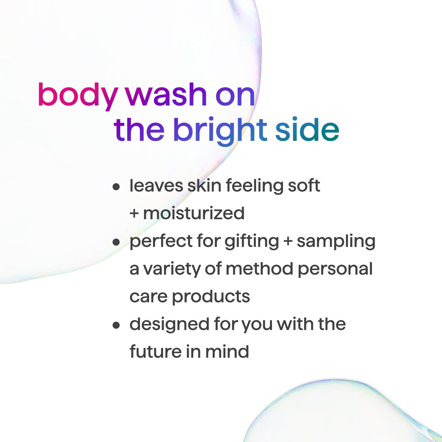 Bouteille Pure Peace Method, cadeau pratique et léger pour la valise.