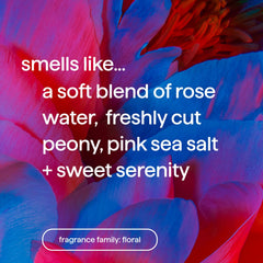 Texture douce avec sel rose de mer pour une expérience sensorielle