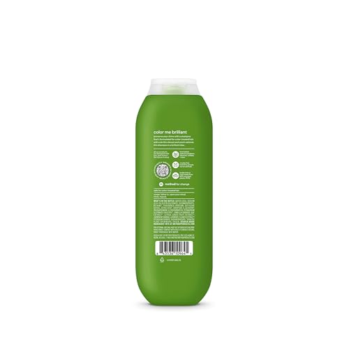 Étiquette Method Color Protect Mindful Matcha, indiquant le parfum durable pour les cheveux colorés.