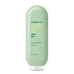 Method Daily Lotion Daily Zen en flacon, hydratation durable.