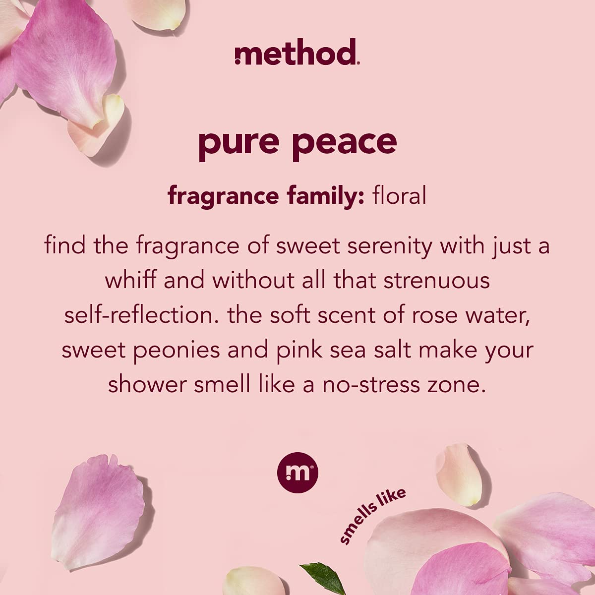 Method Daily Lotion Pure Peace – texture légère et non grasse qui pénètre rapidement.