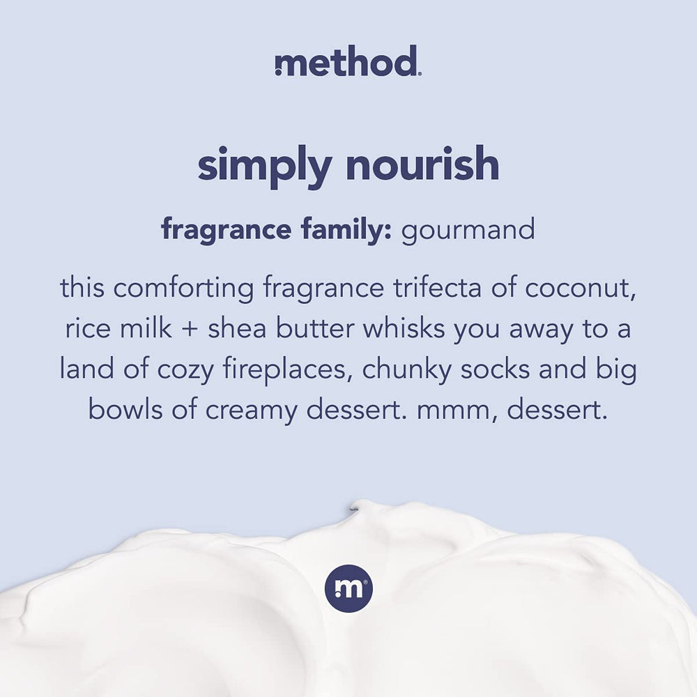  Pompe pratique pour une application facile de Method Daily Lotion Simply Nourish