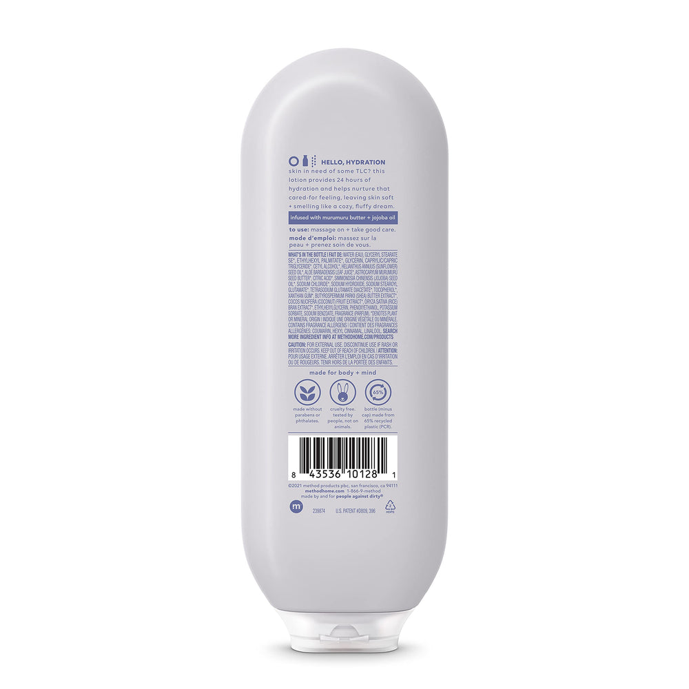 Texture crème de Method Daily Lotion Simply Nourish pour une peau lisse