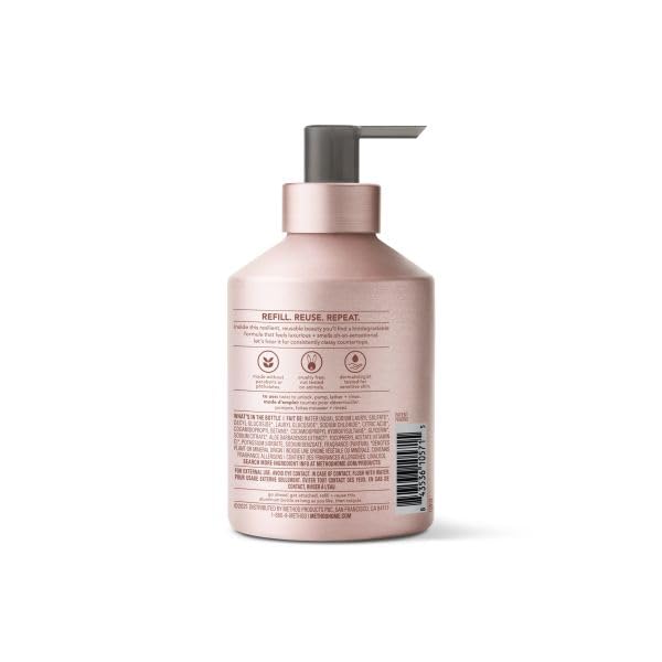 Formule moussante douce Method, nettoyage efficace sans dessécher la peau.