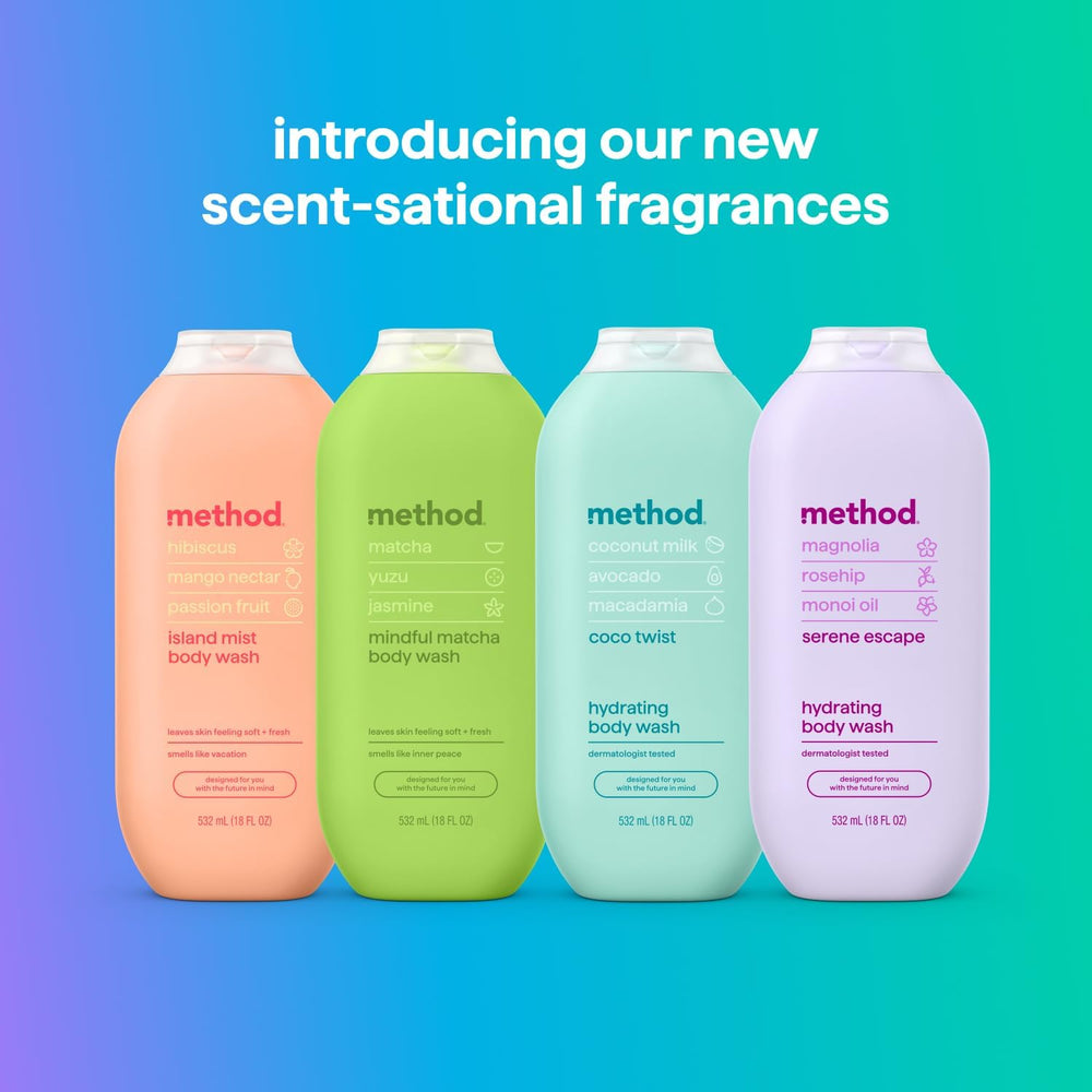 Bouteille PCR Mindful Matcha Method à 80% recyclée.